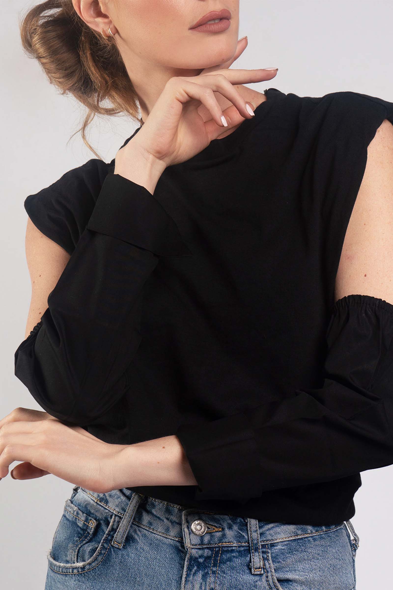 Black Shirt Sleeves - Foulard Store - Buy modest sleeves for women