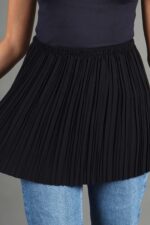 Skirt ruffles Black2