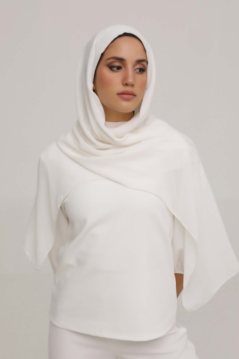 White Plain Sleeves – Foulard Store
