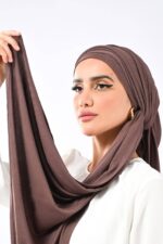 brown stretch scarf2