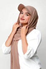 Hijab-Cap-dark-beige