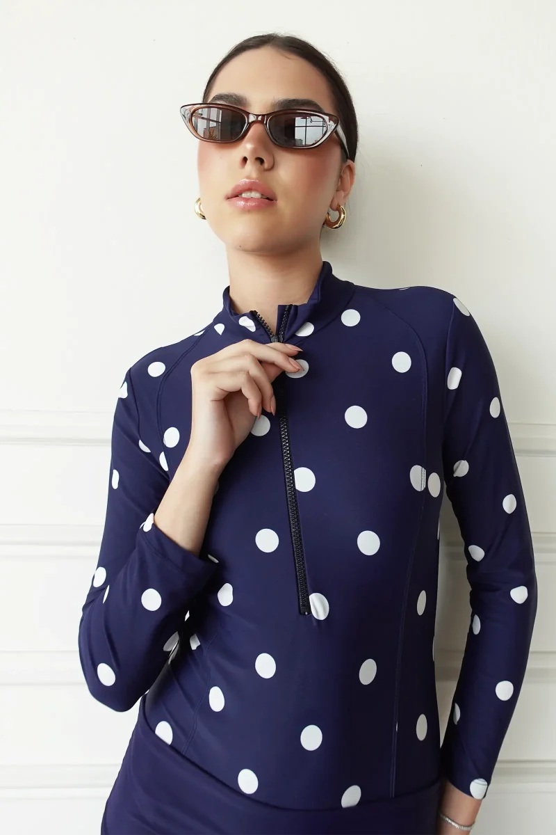 Luna Polka Swim TOP