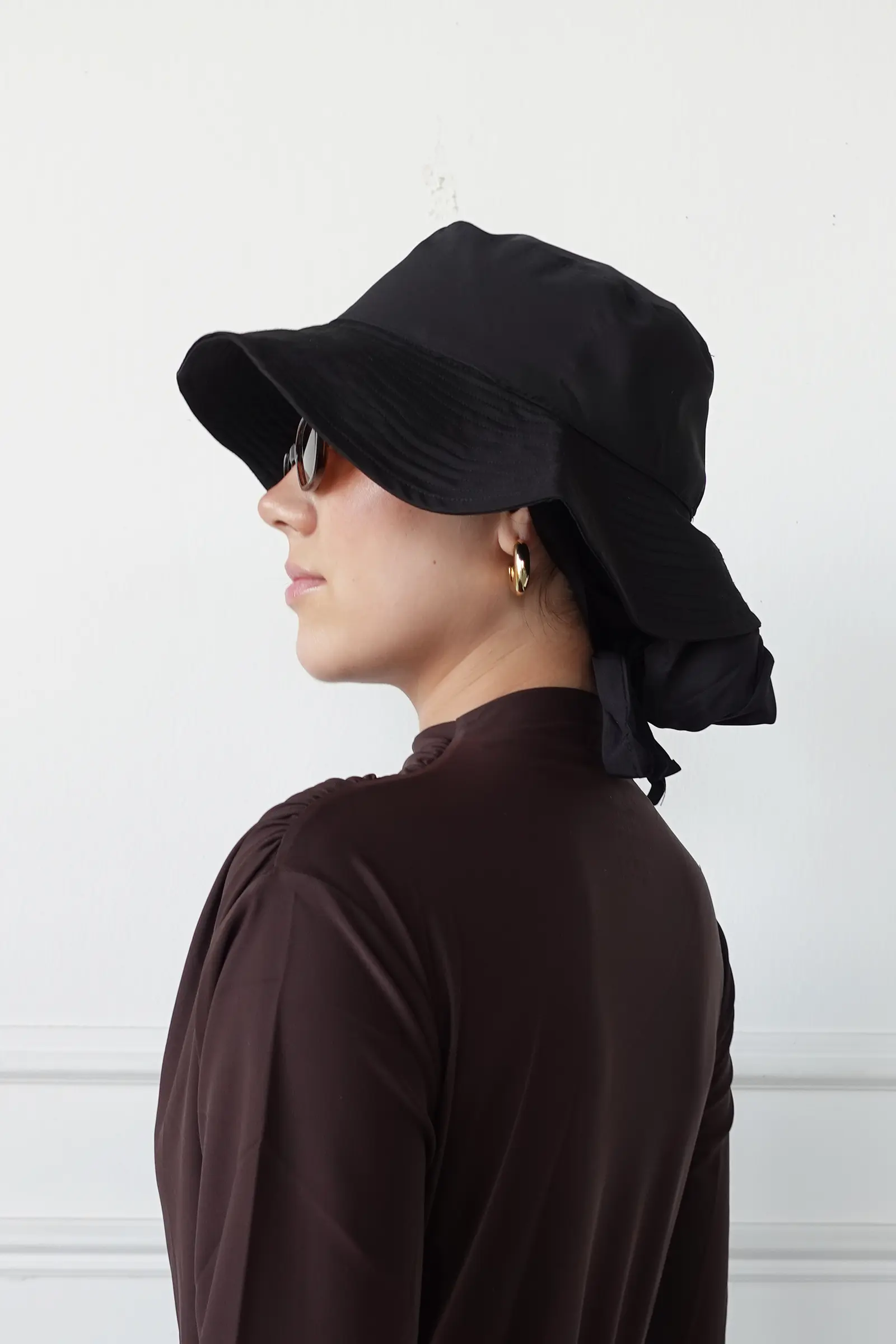 Midnight Salt – Hijab Bucket Hat